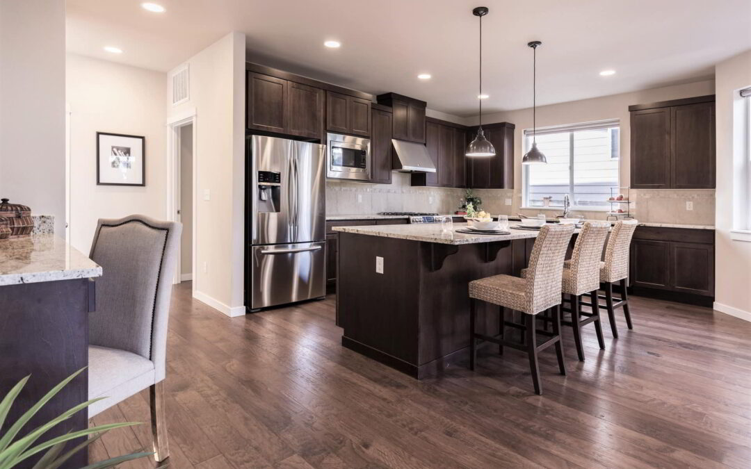 LVP used in a kitchen remodeling